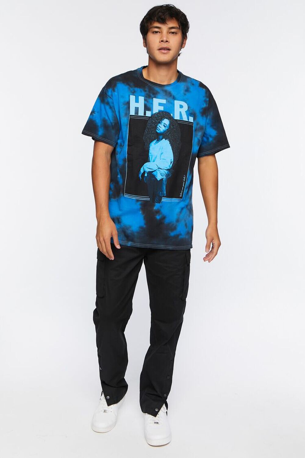 

Брюки с завязками на талии Forever 21, черный