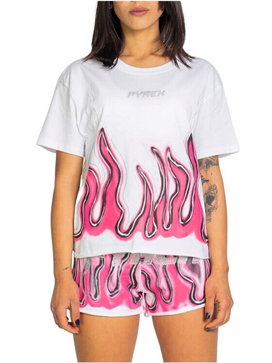 

Футболка стандартного кроя Pyrex, белый