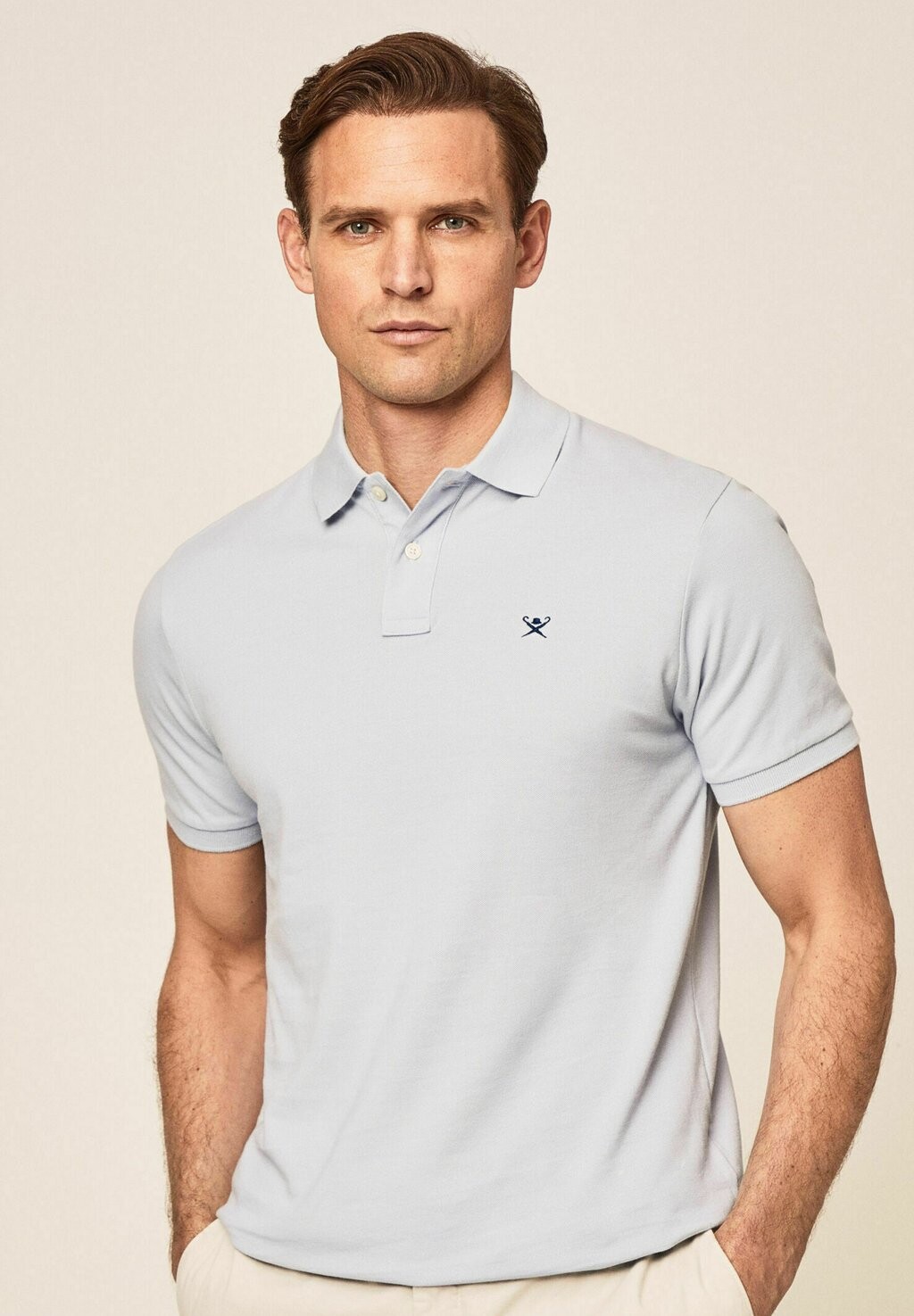 

Рубашка-поло Logo Hackett London, цвет oxford blue