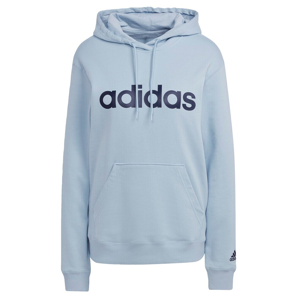 

Спортивная толстовка Adidas Essentials Linear, светло-голубой/темно-синий