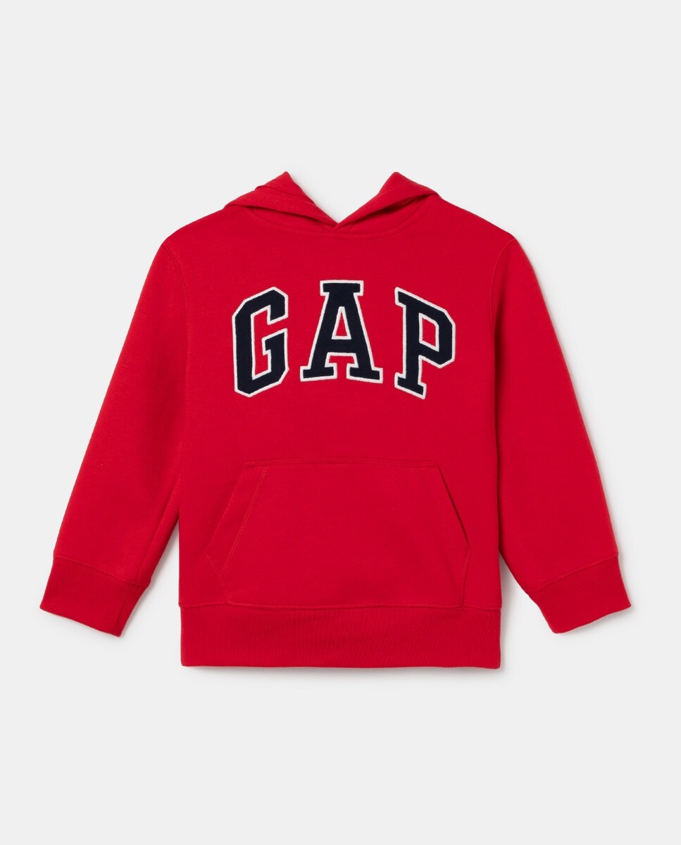 

Красная толстовка для мальчика с логотипом Gap, красный