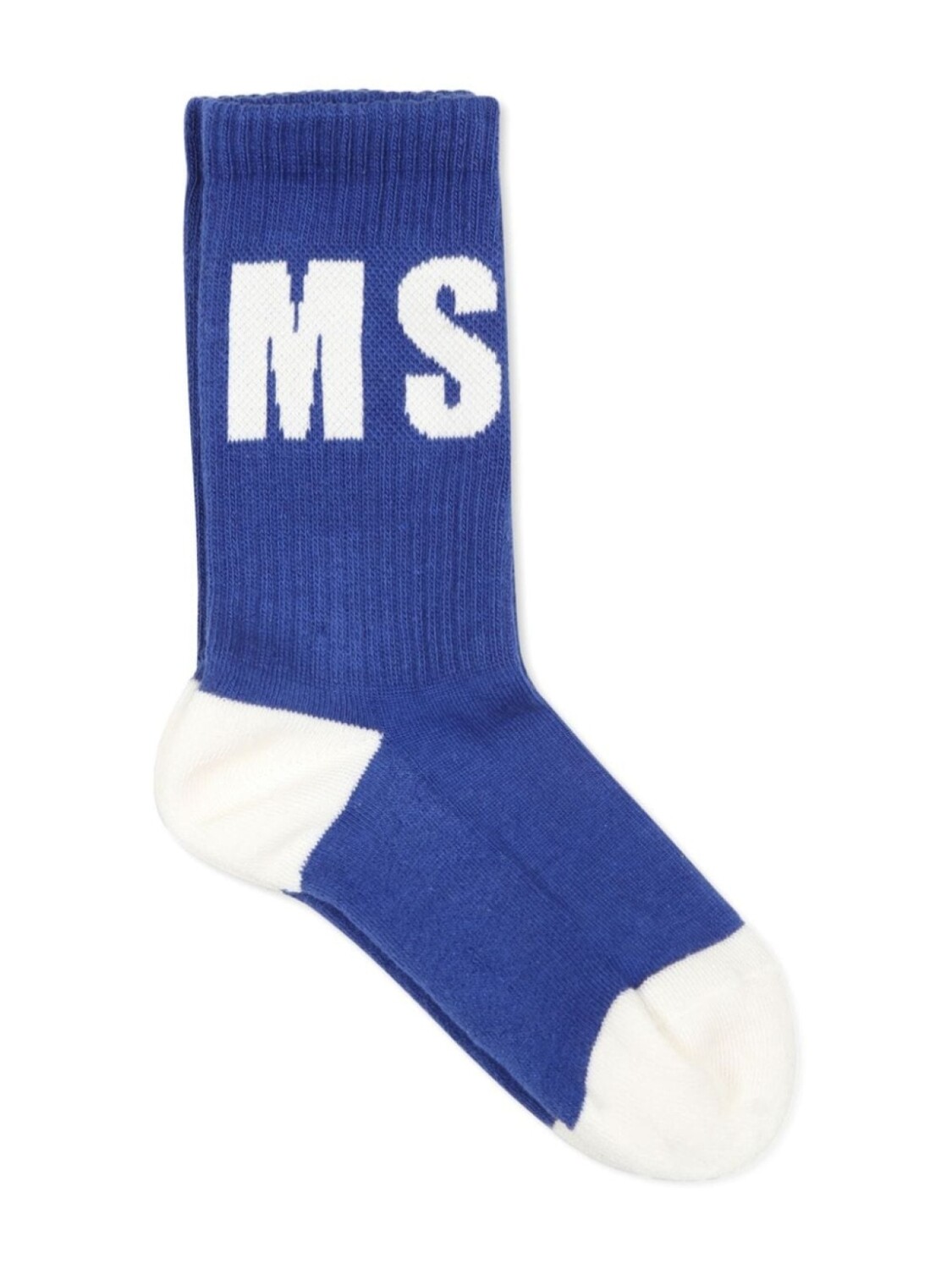 

MSGM Kids носки с логотипом-жаккардом, синий