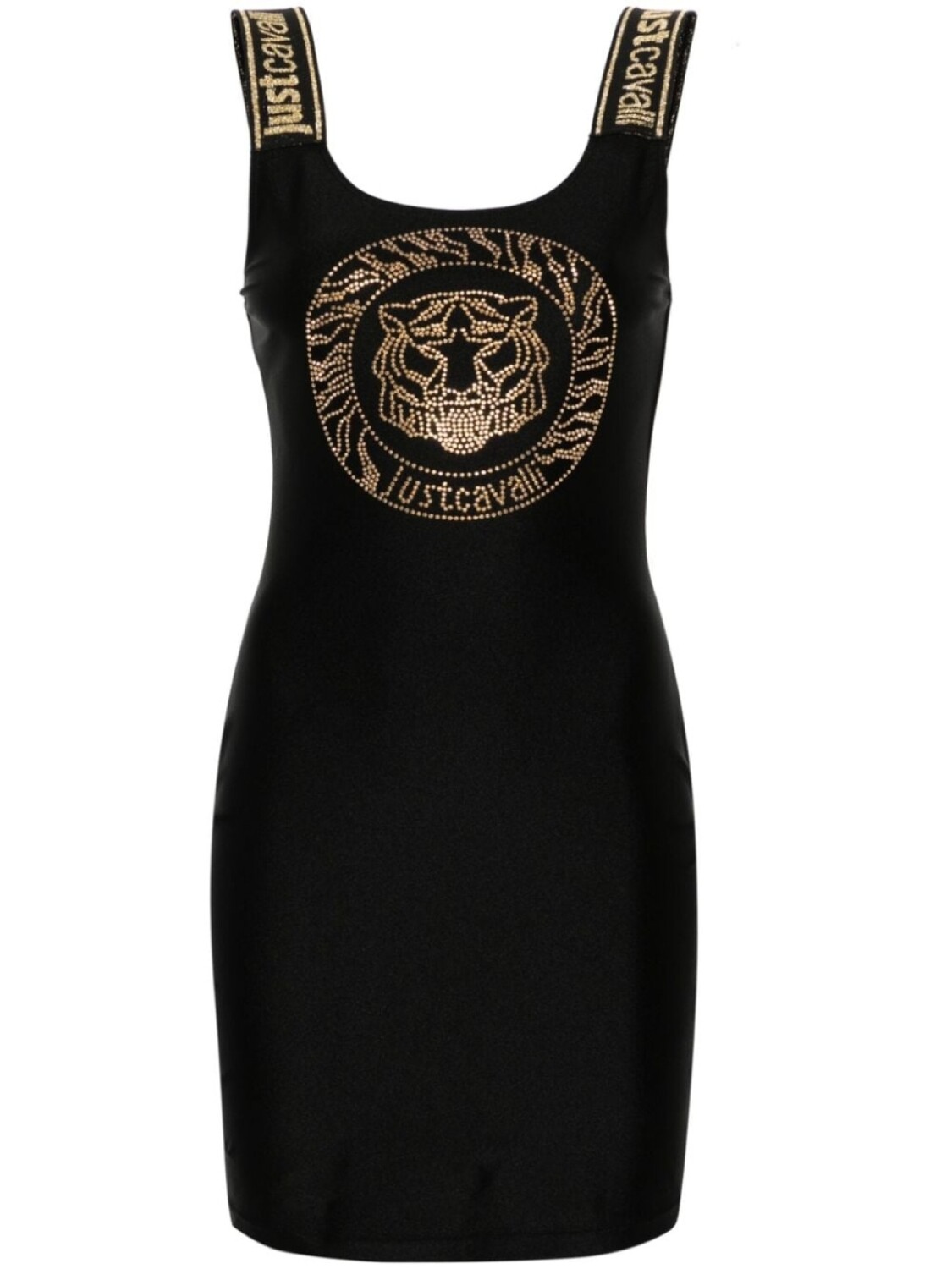 

Just Cavalli платье мини Tiger Head, черный