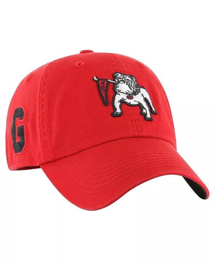 

Мужская приталенная шляпа Red Georgia Bulldogs Vintage Sure Shot Franchise '47 Brand, красный
