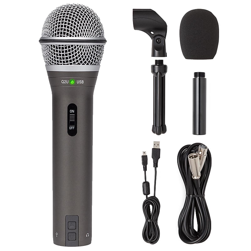 Микрофон Samson Q2U Recording Pack with USB/XLR Mic and HP20 Headphones