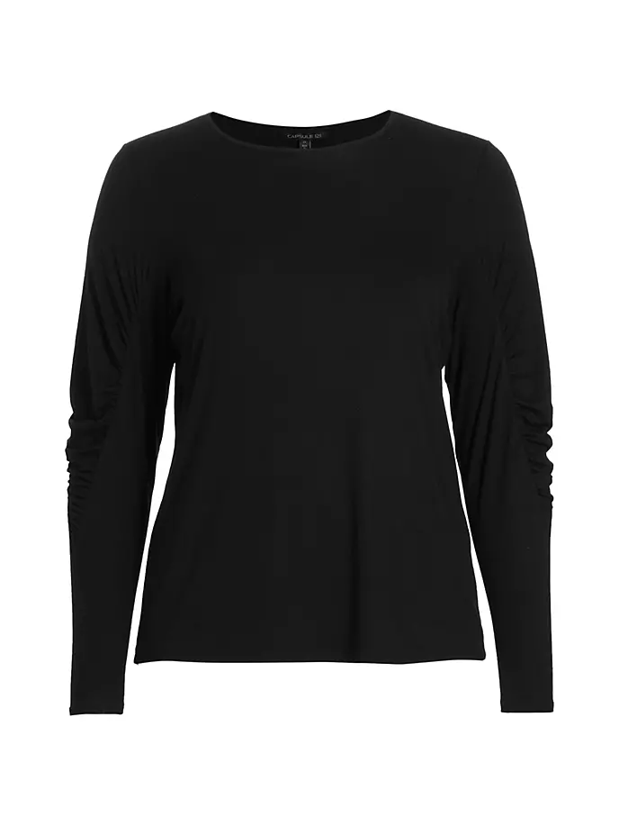 

Пуловер больших размеров Hisaki Capsule 121, Plus Size, черный