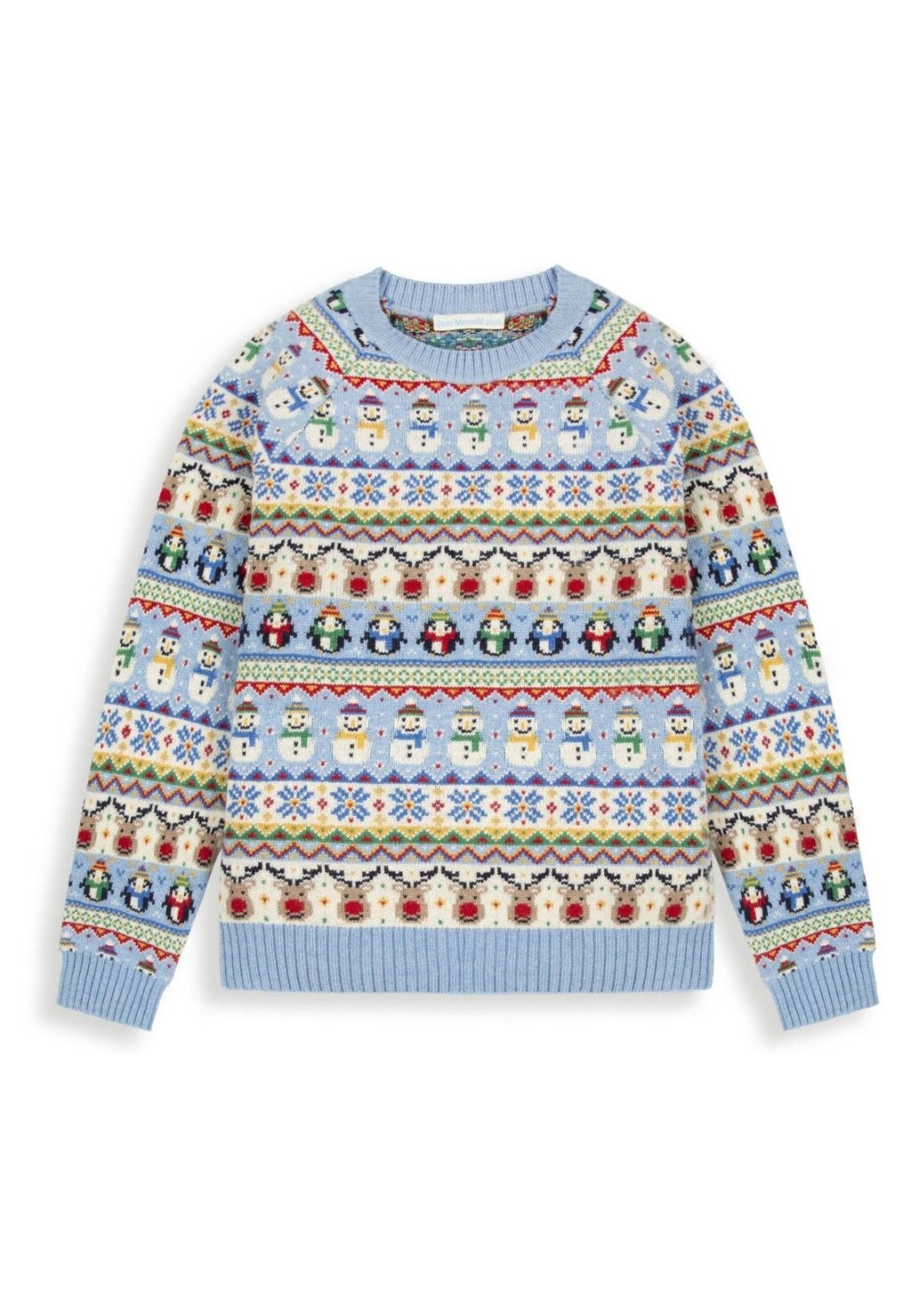 

Свитер Fair Isle JoJo Maman Bébé, синий