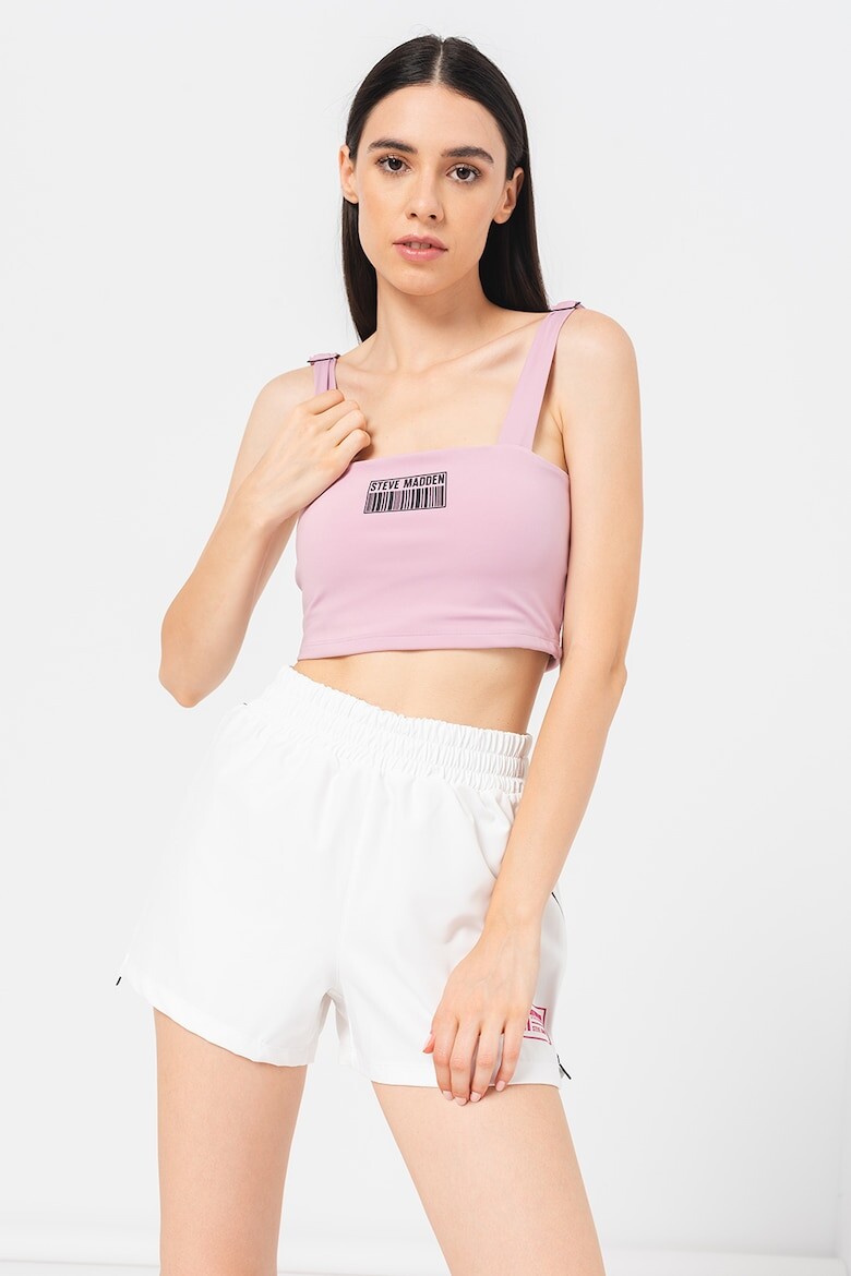 

Короткий топ с квадратным вырезом Steve Madden, фиолетовый