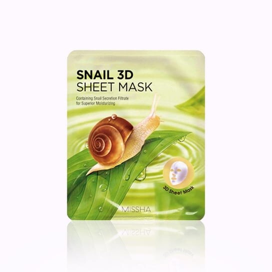 

Тканевая маска Snail 3D, 23 г Missha