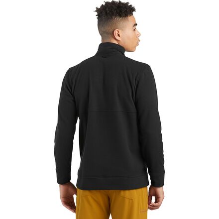 цена Флисовый пуловер Trail Mix Snap мужской Outdoor Research, черный