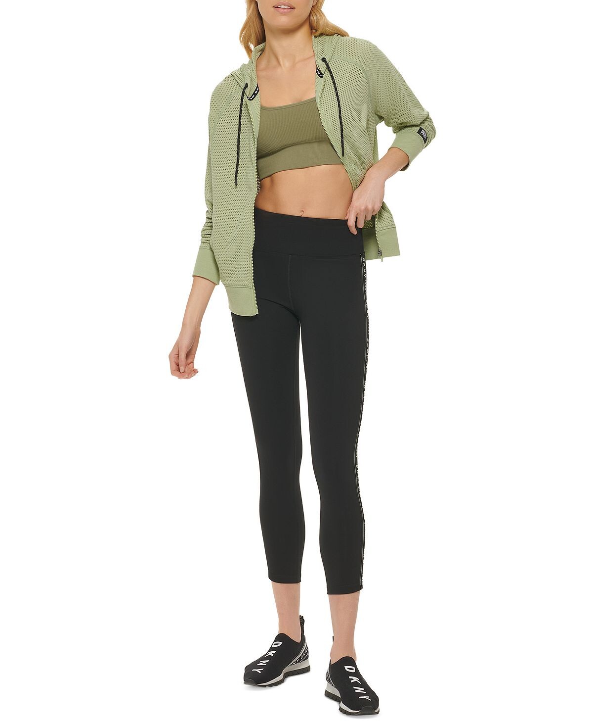 

Свободная толстовка с молнией во всю длину Sprint Mesh DKNY
