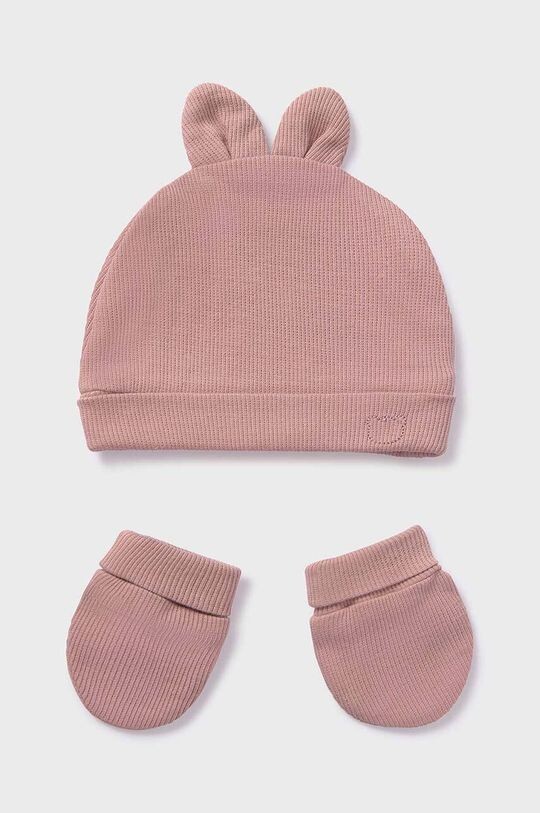 

Mayoral Newborn Комплект Шапочка и перчатки, розовый