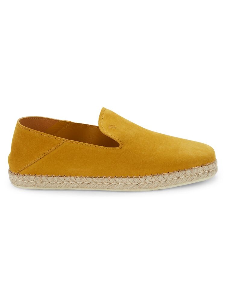 

Замшевые лоферы-эспадрилья Tod'S, желтый