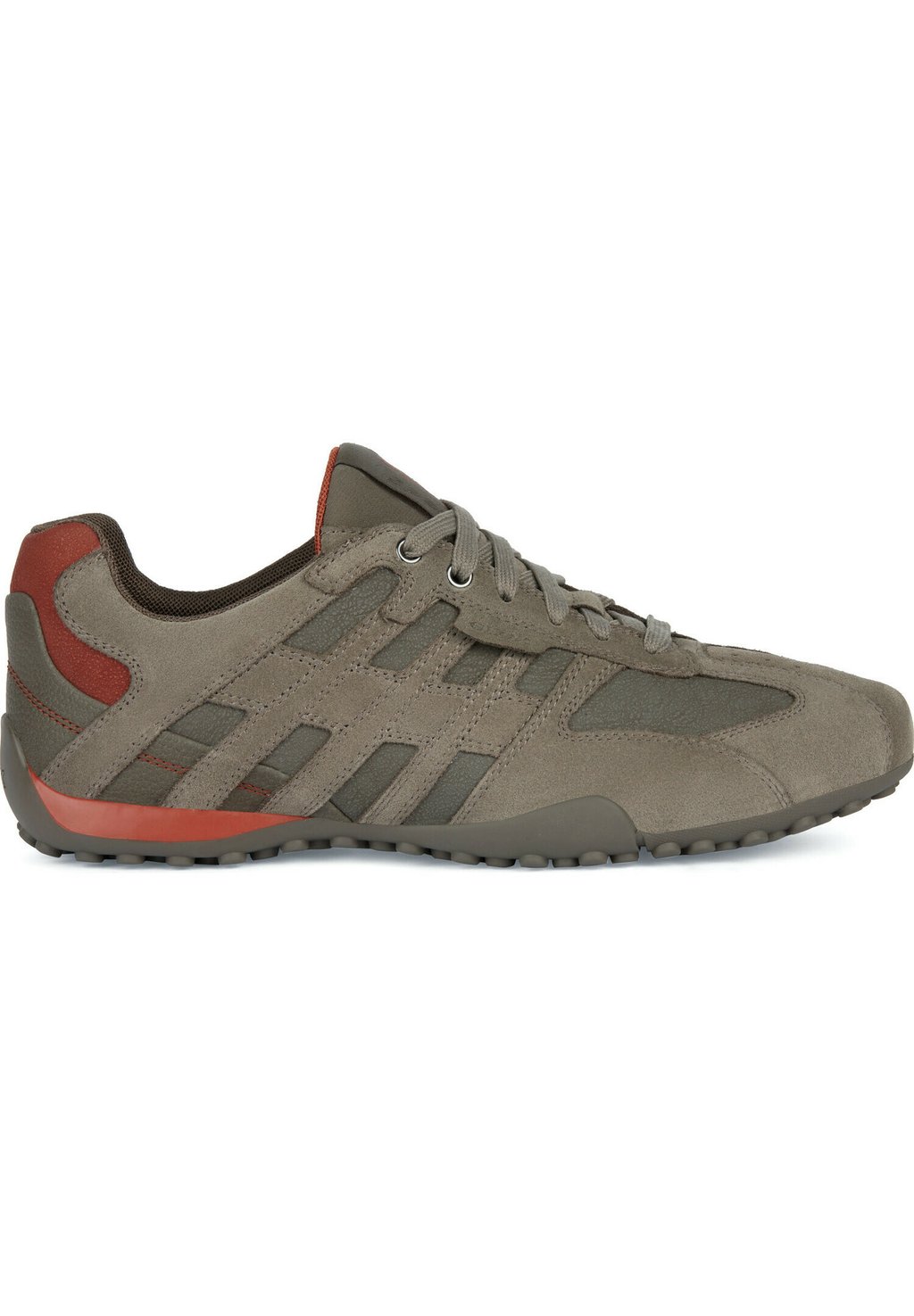 Низкие кроссовки U Snake K Low Geox, цвет dove grey brick кроссовки geox outstream 2 цвет dove grey