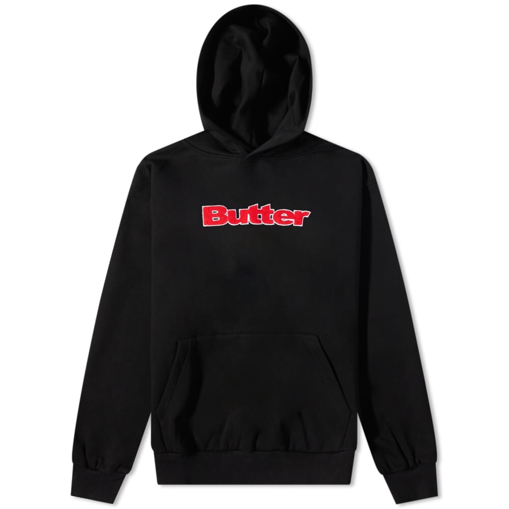 

Толстовка с логотипом Butter Goods из синели, черный