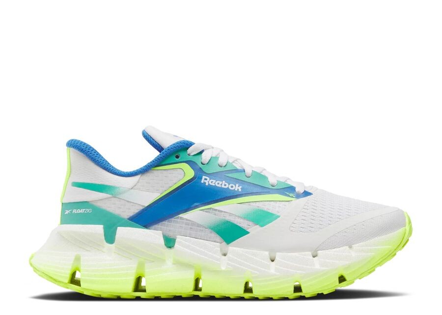 

Кроссовки Reebok Wmns FloatZig 1, цвет White Unleashed Green Lime