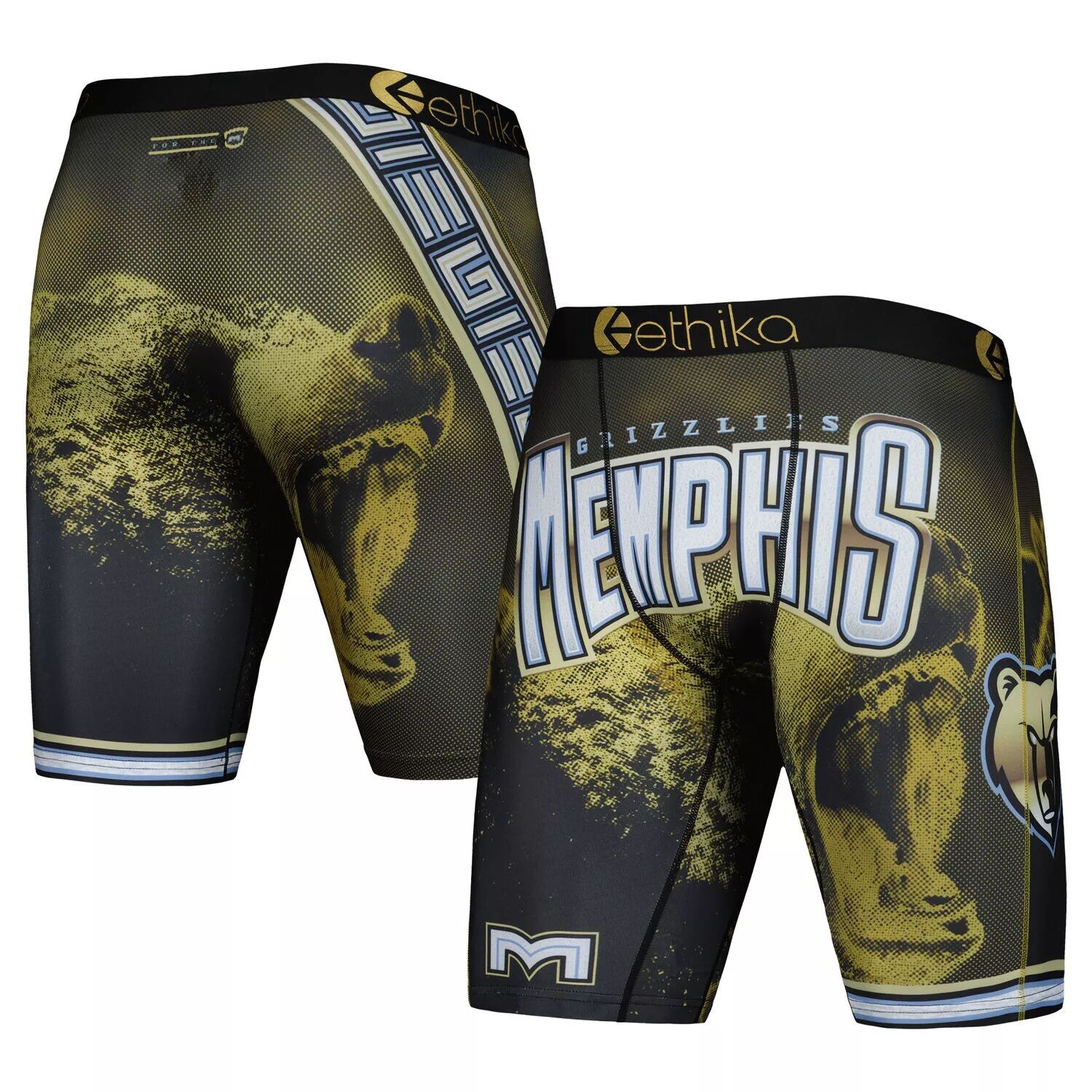 

Мужские боксеры Ethika Brown Memphis Grizzlies City Edition
