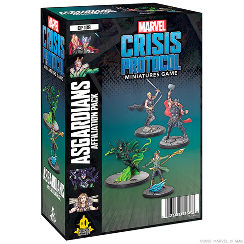 

Фигурки Asgardians Affiliation Pack: Marvel Crisis Protocol