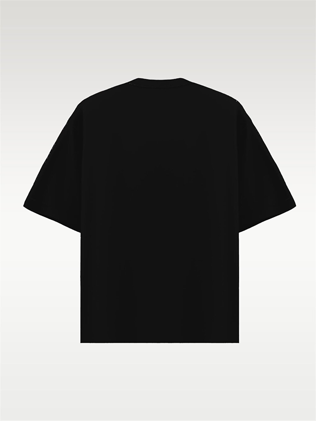 Базовая футболка Oversize черная ablukaonline