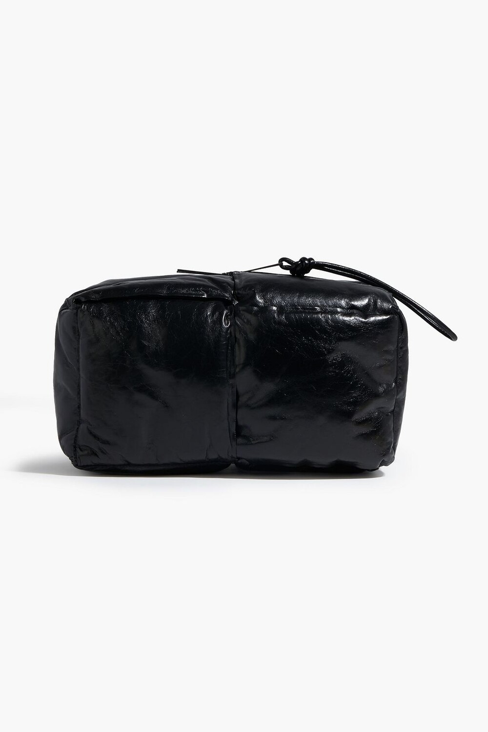 

Сумка для стирки из стеганой фактурной кожи BOTTEGA VENETA, черный
