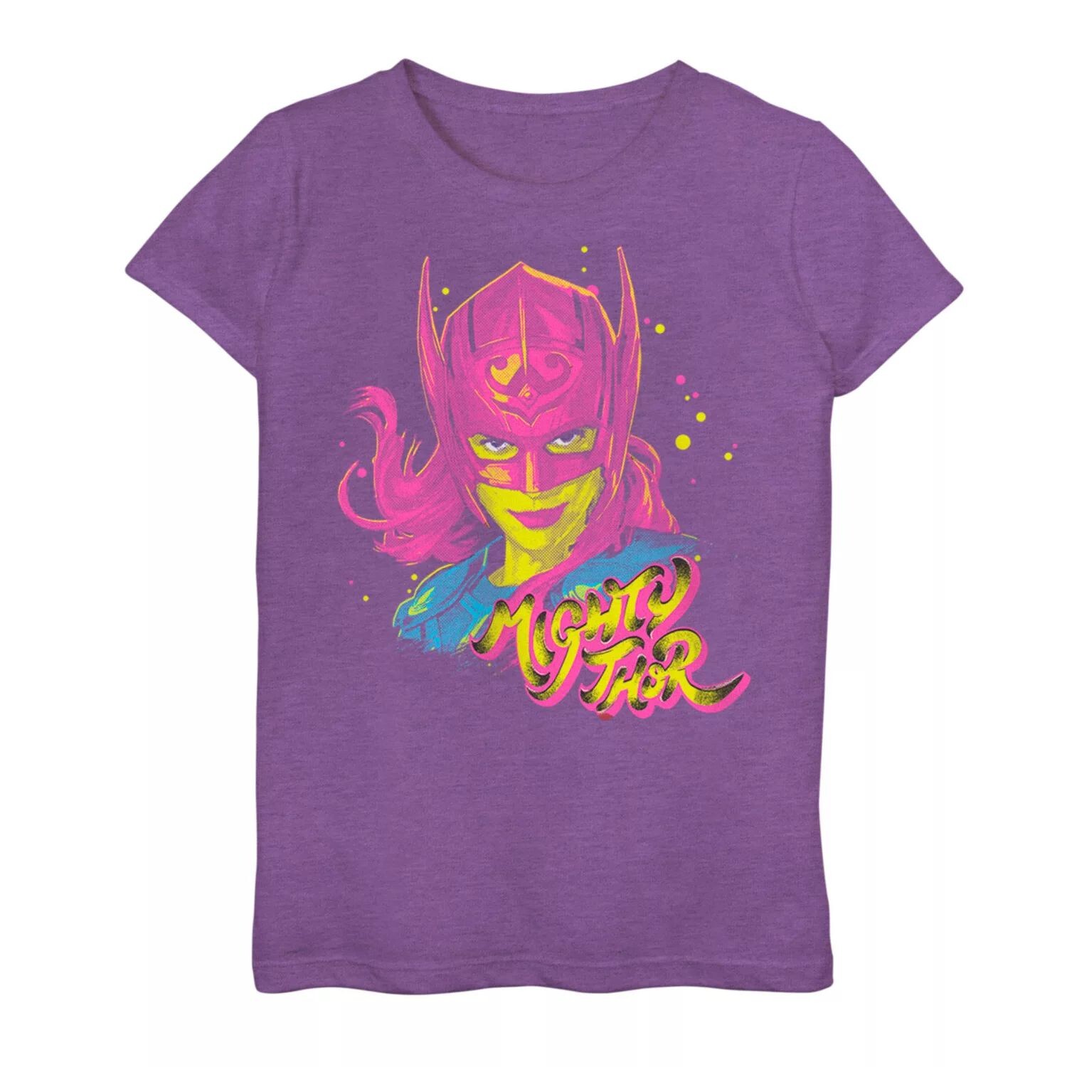 

Футболка с рисунком Marvel Thor Love And Thunder Mighty Thor для девочек 7–16 лет Marvel