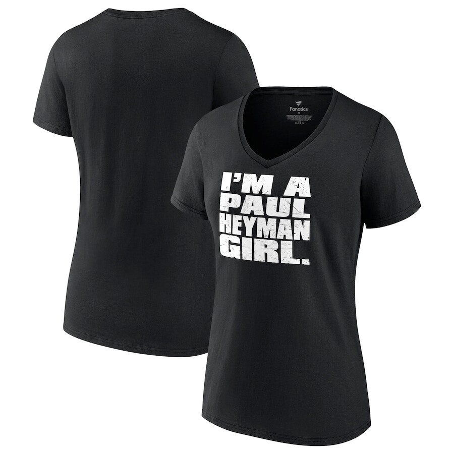 

Футболка с коротким рукавом Fanatics Branded Paul Heyman, черный