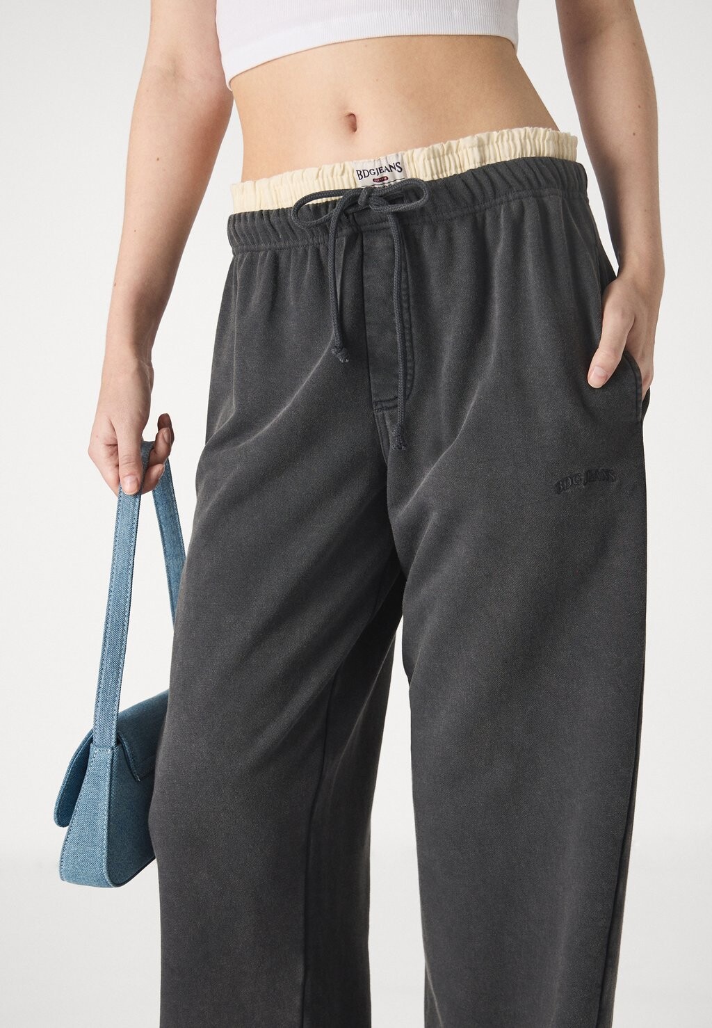 

Спортивные брюки BOXER WIDE LEG JOGGER BDG Urban Outfitters, черный