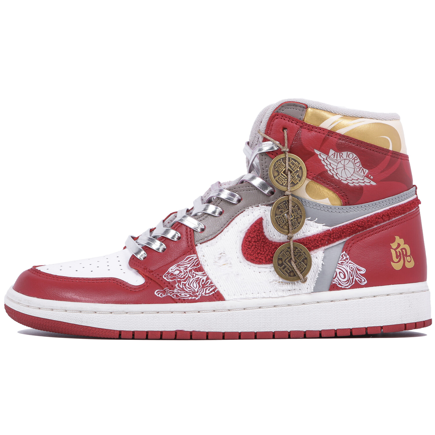

Jordan Air Jordan 1 Винтажные баскетбольные кроссовки женские, Red