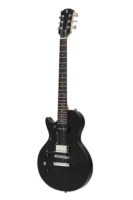 Электрогитара Stagg Standard Series Flat Top Electric Guitar - Black - Left Hand