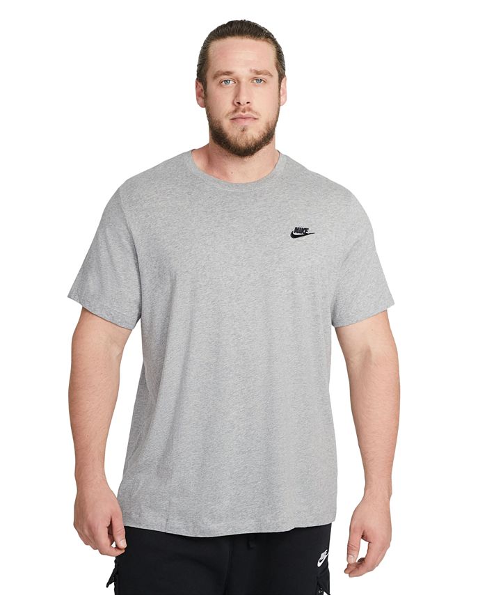 цена Мужская футболка Sportswear Club Nike, цвет Dark Grey Heather
