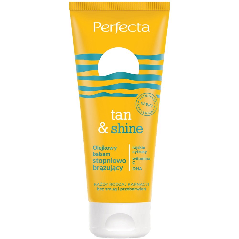 

Perfecta, Tan & Shine постепенно бронзирующий масляный бальзам для тела, 200мл