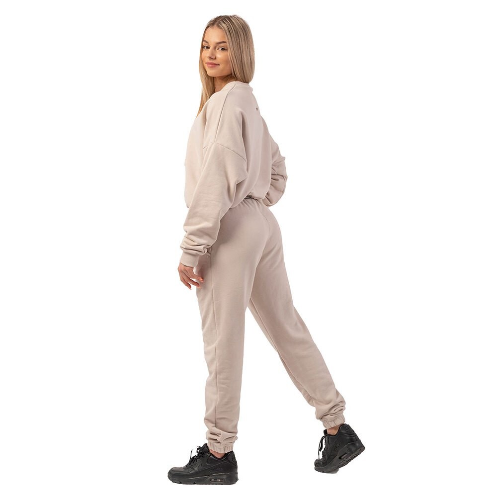 

Брюки Nebbia Iconic Mid-Waist 408 Tracksuit, бежевый