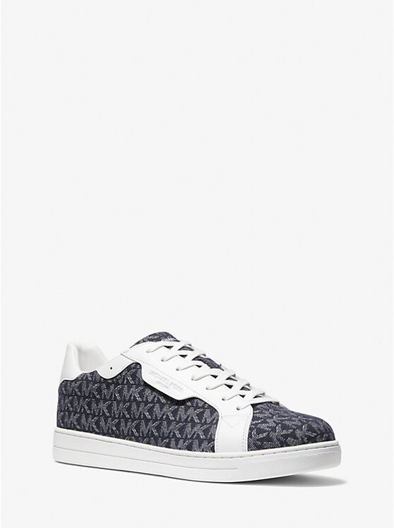 

Кроссовки Keating Denim из жаккарда и искусственной кожи с логотипом Michael Kors Mens, синий