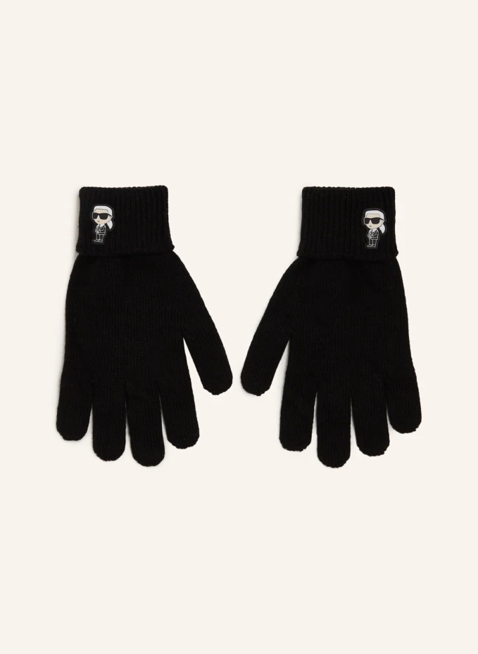 Перчатки Karl Lagerfeld, черный