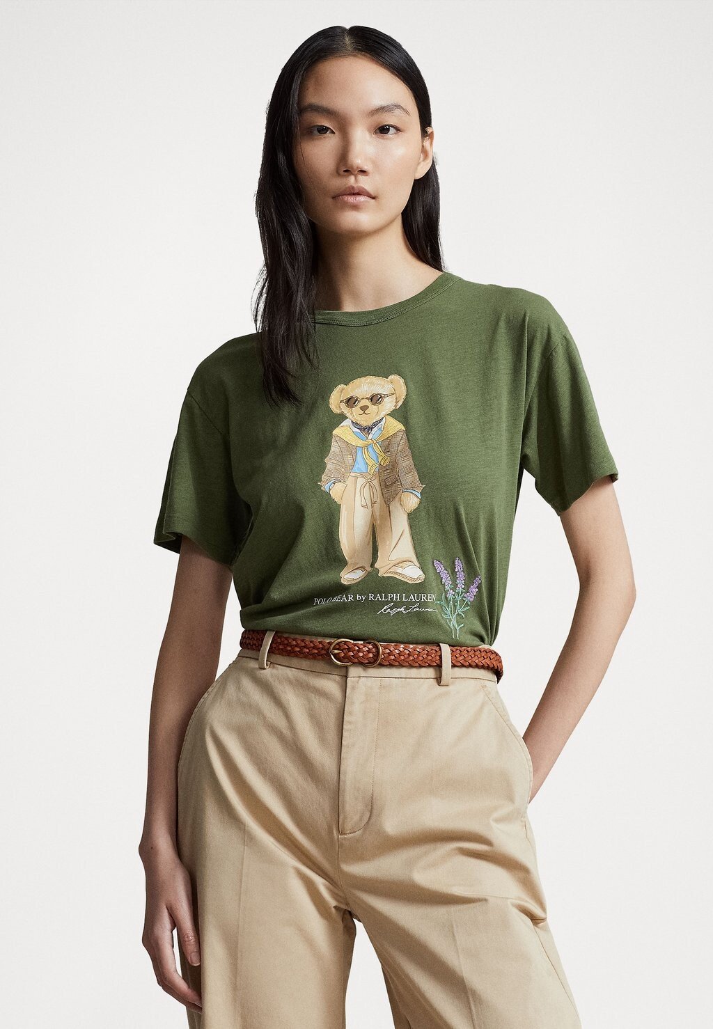 

Футболка с принтом Short Sleeve Polo Ralph Lauren, цвет garden trail