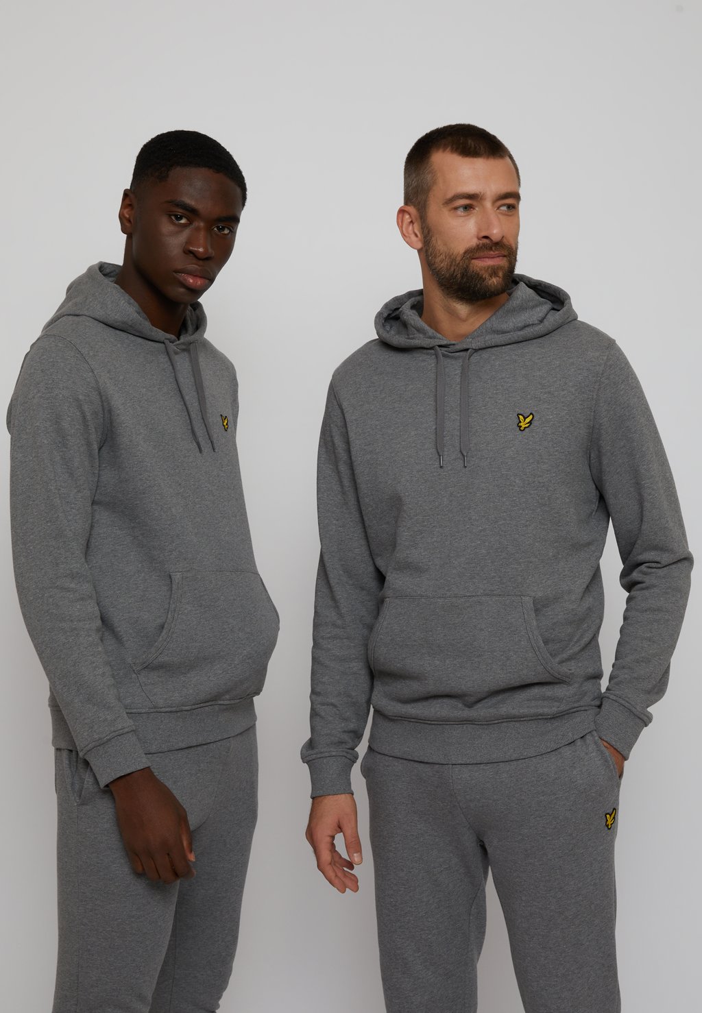 

Худи Lyle & Scott, средний серый меланж