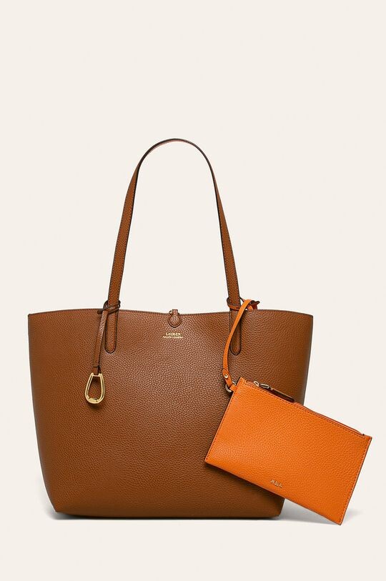 

Двусторонняя сумка 431795329002 Lauren Ralph Lauren, коричневый
