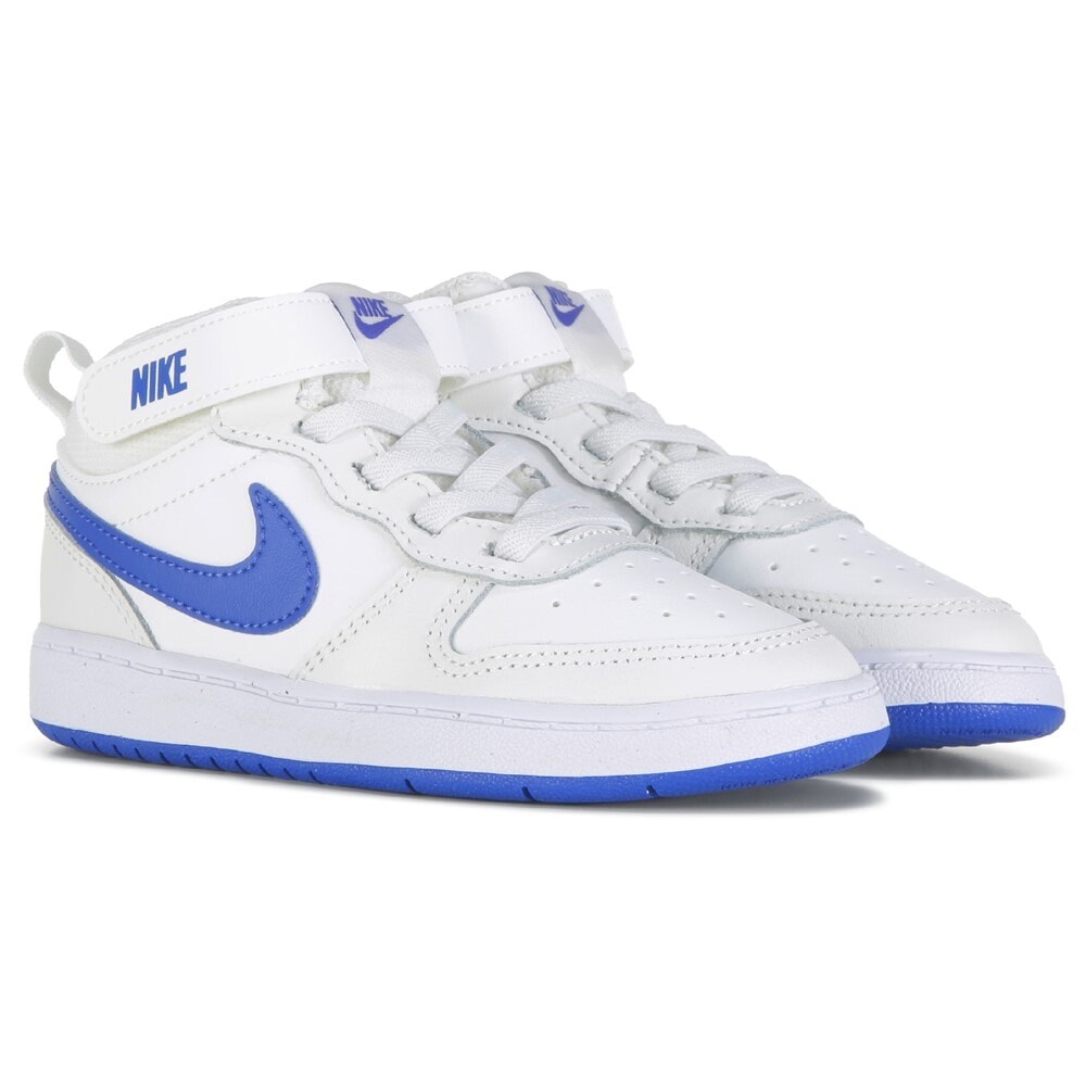 

Детские высокие кроссовки Court Borough 2 для малышей/малышей Nike, белый