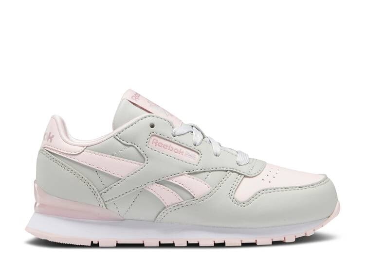 

Кроссовки Reebok CLASSIC LEATHER STEP 'N' FLASH LITTLE KID 'GREY PORCELAIN PINK', серый