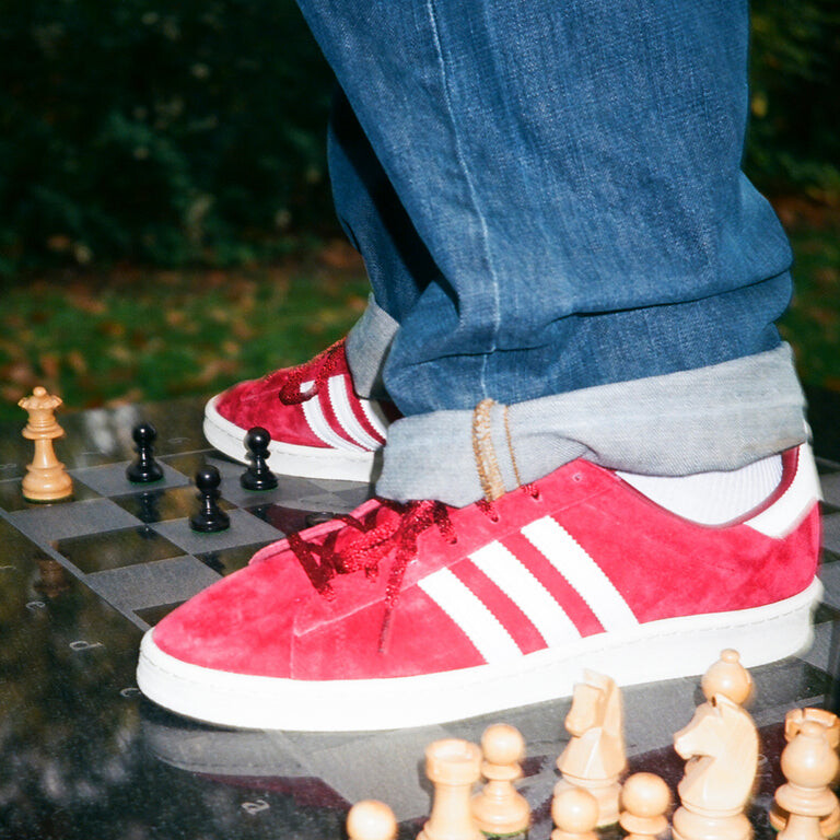 

Кроссовки Campus 80S Adidas, бургунди