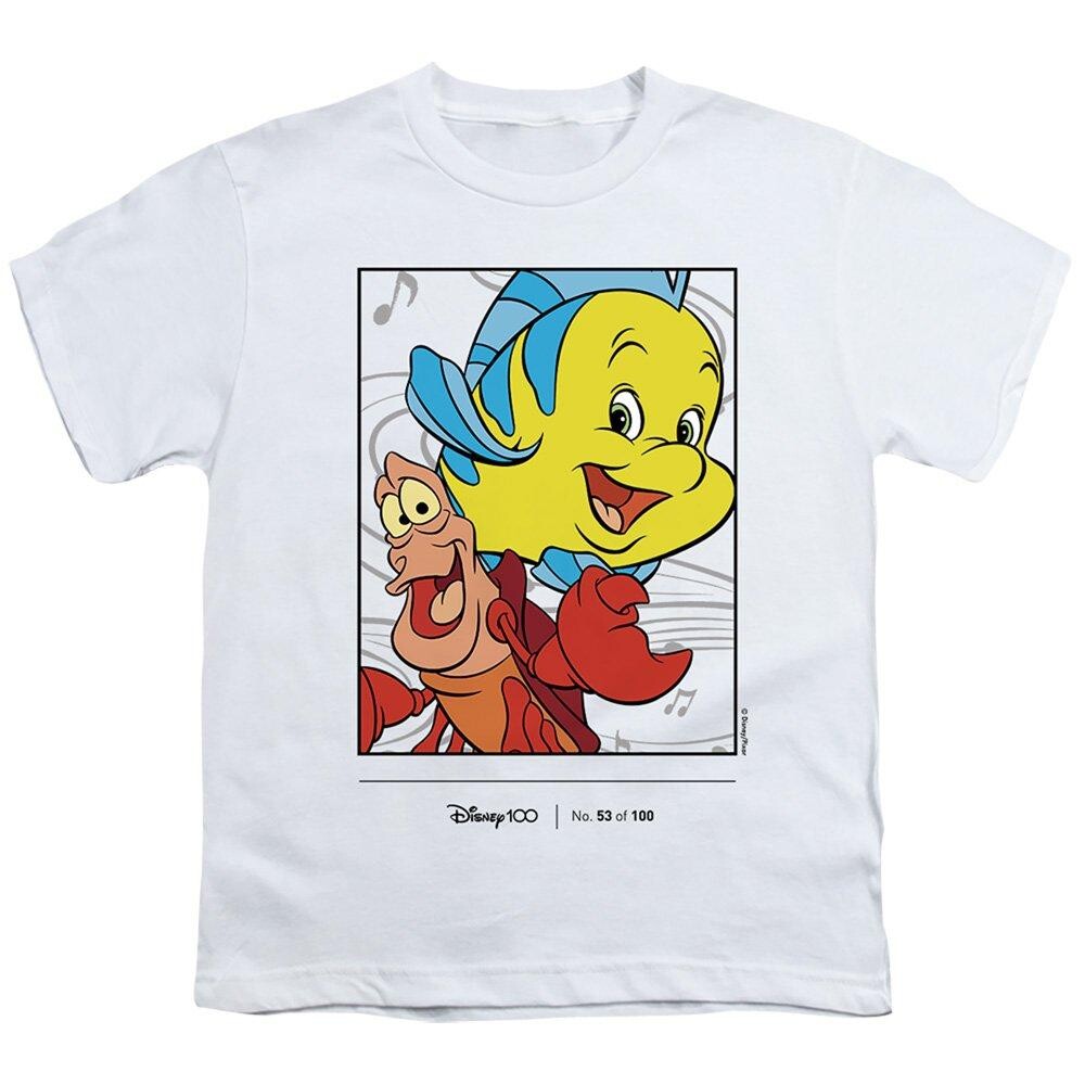 

Футболка Disney 100 Limited Edition, посвященная 100-летию Себастейна и Камбалы, белый
