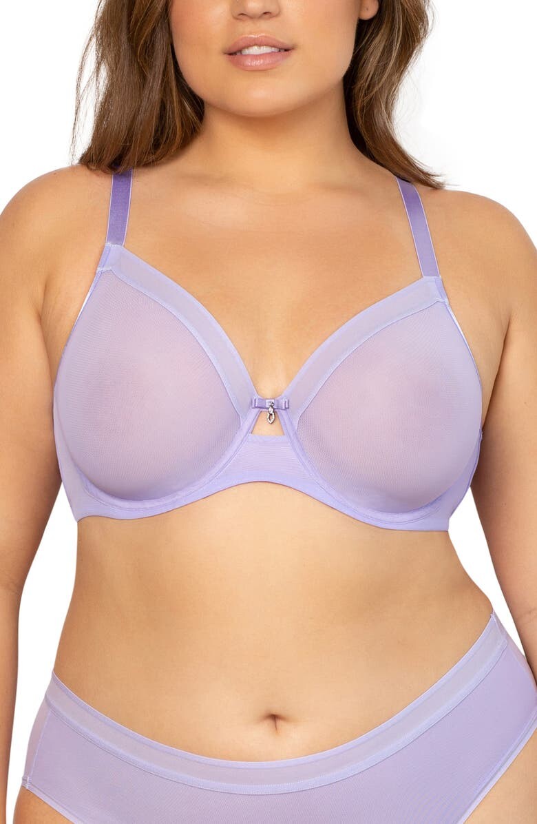 

Сетчатый бюстгальтер на косточках для полной фигуры CURVY COUTURE