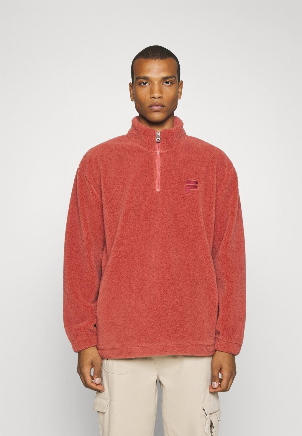 

Флисовая толстовка CRAON ZIP UNISEX Fila, марсала