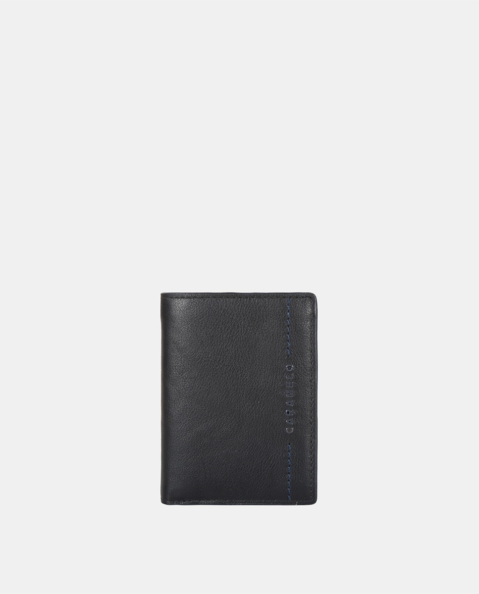 Черный кошелек на вертикальной молнии Caramelo, черный цена и фото