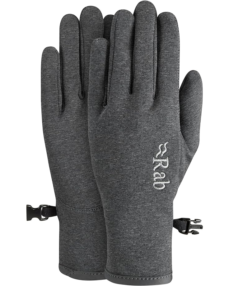 цена Перчатки Rab Geon Gloves, цвет Black/Steel Marl