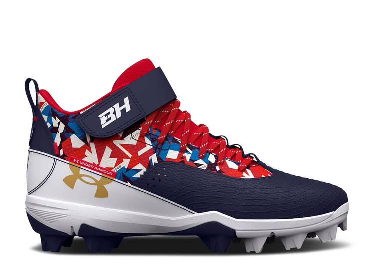 

Кроссовки Under Armour HARPER 7 MID RM GS 'USA', нави