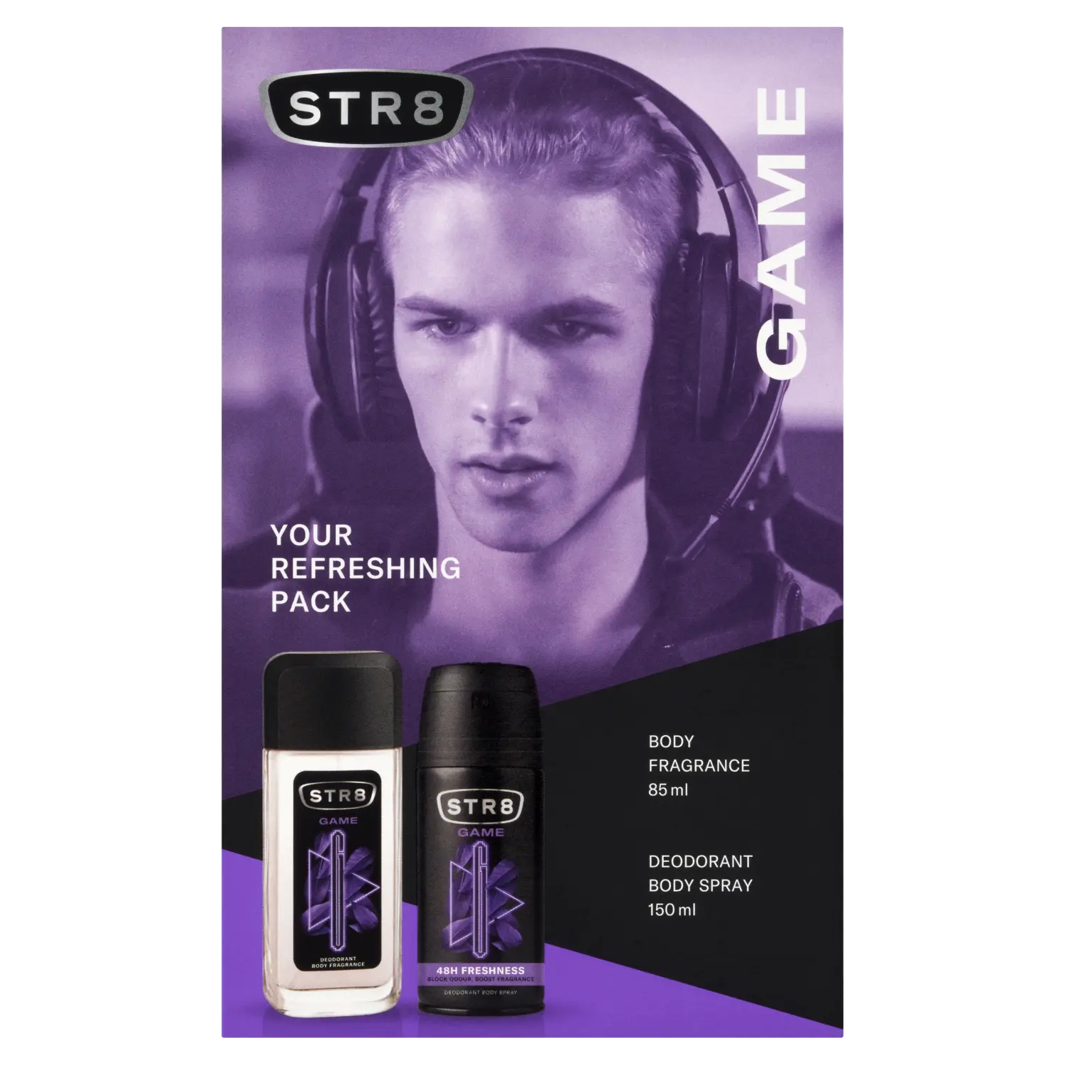

Набор: парфюмированный мужской дезодорант Str8 Game, 150 мл