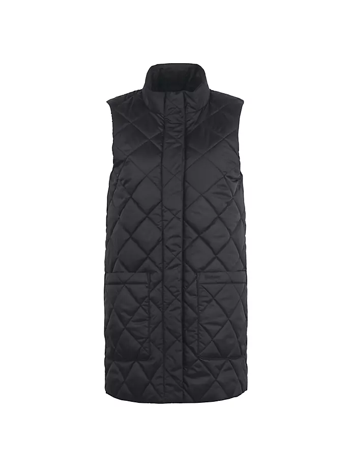 

Стеганый жилет с подкладкой Cosmia Barbour, черный