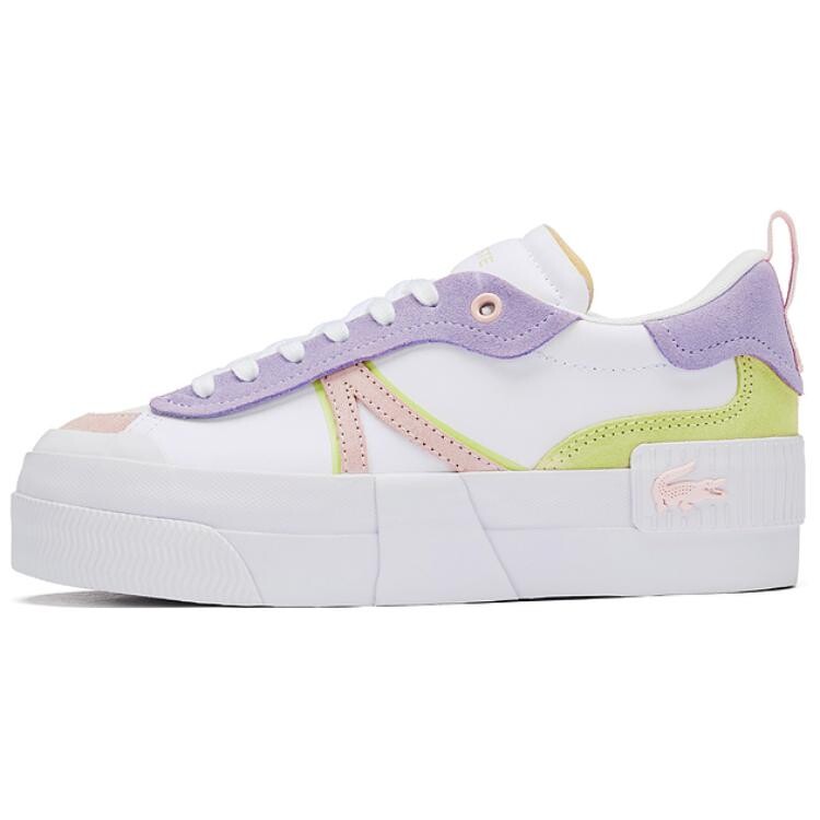 

Кроссовки LACOSTE Skateboarding Shoes Women's Low-top White/Purple, фиолетовый