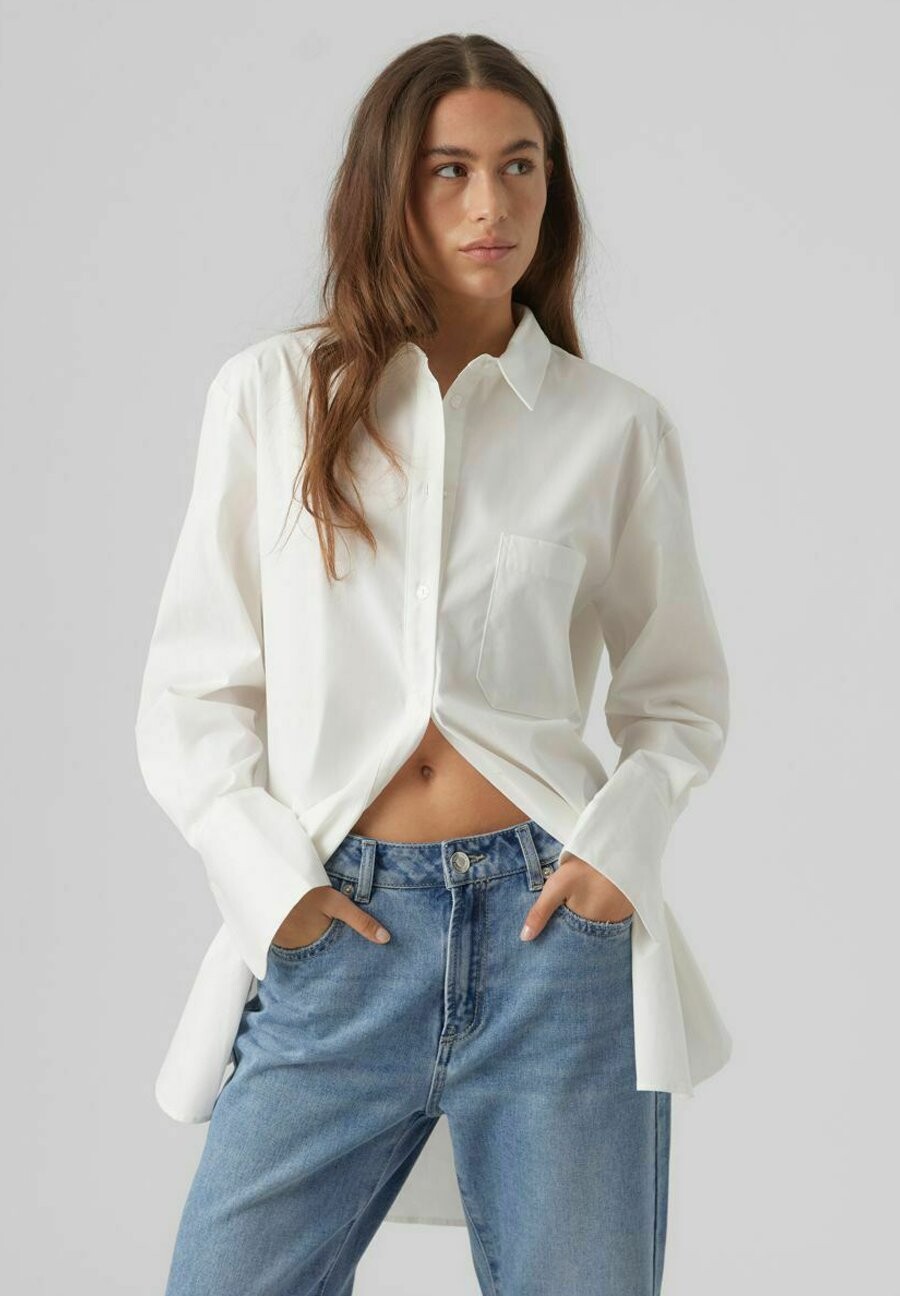

Рубашка Vero Moda, цвет bright white